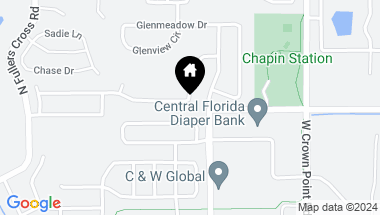Map of 644 GLENVIEW DR, WINTER GARDEN FL, 34787