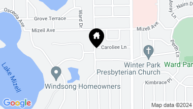Map of 170 S PHELPS AVE, WINTER PARK FL, 32789