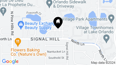 Map of 4681 WATCH HILL RD, ORLANDO FL, 32808
