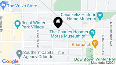 Map of 510 W SWOOPE AVE, WINTER PARK FL, 32789