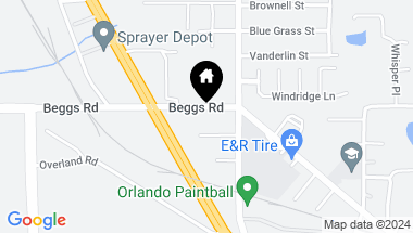 Map of 5516 BEGGS RD, ORLANDO FL, 32810
