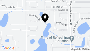Map of ROSSMORE DR, ORLANDO FL, 32810