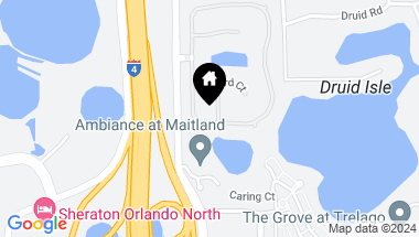 Map of 858 CRESTON DR, MAITLAND FL, 32751