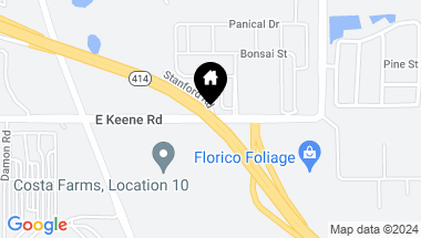 Map of E KEENE RD, APOPKA FL, 32703
