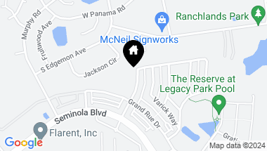 Map of 708 LEGACY PARK DR, CASSELBERRY FL, 32707