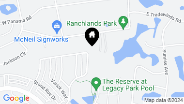 Map of 568 LEGACY PARK DR, CASSELBERRY FL, 32707
