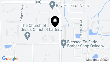 Map of 1129 N CENTRAL AVE, OVIEDO FL, 32765