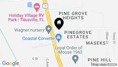 Map of 3490 OLD DIXIE HWY, MIMS FL, 32754