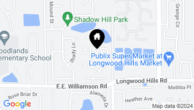 Map of 1378 DUNHILL DR, LONGWOOD FL, 32750