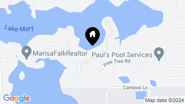Map of 352 EVANSDALE RD, LAKE MARY FL, 32746