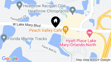 Map of 3999 EQUINE CV, LAKE MARY FL, 32746