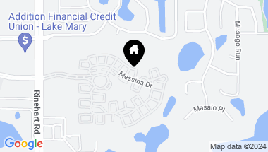 Map of 3704 MESSINA DR, LAKE MARY FL, 32746
