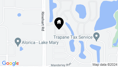 Map of 449 PICKFAIR TER, LAKE MARY FL, 32746