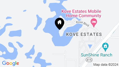 Map of 76 EAGLE PT S, OSTEEN FL, 32764