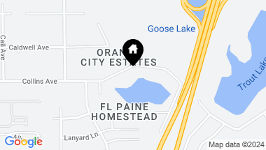Map of COLLINS AVE, ORANGE CITY FL, 32763