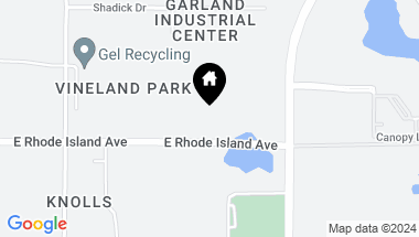Map of E RHODE ISLAND AVE, ORANGE CITY FL, 32763