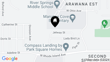 Map of 888 JETWAY ST, ORANGE CITY FL, 32763