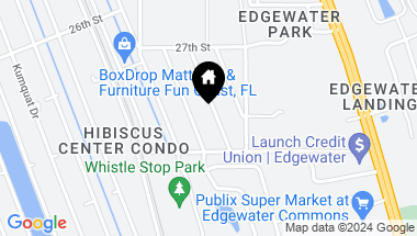 Map of 2754 DATE PALM DR, EDGEWATER FL, 32141