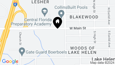 Map of W MAIN ST, LAKE HELEN FL, 32744