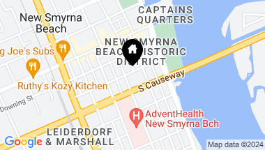 Map of 208 DOUGLAS ST, NEW SMYRNA BEACH FL, 32168