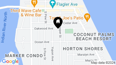 Map of 504 S COOPER ST, NEW SMYRNA BEACH FL, 32169