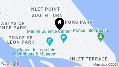Map of 51 OCEAN WAY DR, PONCE INLET FL, 32127