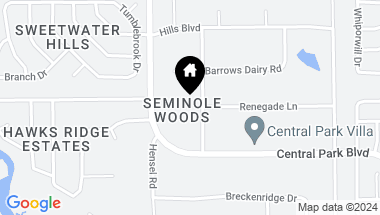 Map of 5997 Seminole Woods Drive, Port Orange FL, 32127