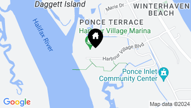 Map of 4623 RIVERS EDGE VILLAGE LN #6201, PONCE INLET FL, 32127