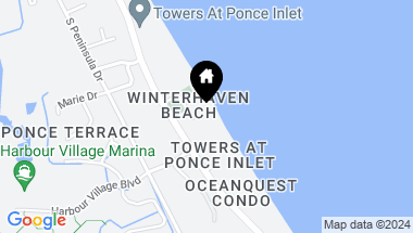 Map of 4601 S ATLANTIC AVE #107, PONCE INLET FL, 32127