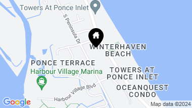 Map of 4590 S ATLANTIC AVE #247A, PONCE INLET FL, 32127