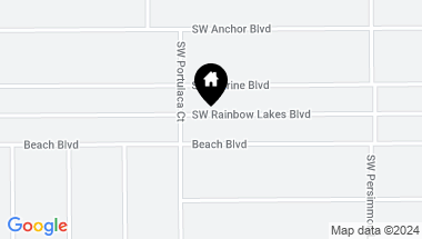 Map of 22834 SW RAINBOW LAKES BLVD, DUNNELLON FL, 34431