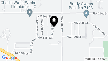 Map of 1851 NW 28TH AVE, OCALA FL, 34475