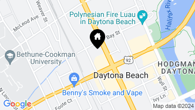 Map of 130 N Ridgewood Avenue, Daytona Beach FL, 32114