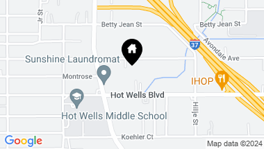 Map of TBD Hot Wells Boulevard, San Antonio TX, 78223