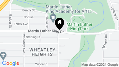 Map of 3602 MARTIN LUTHER KING DR, San Antonio TX, 78220