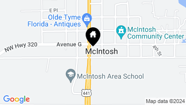 Map of 20549 9TH ST, MC INTOSH FL, 32664