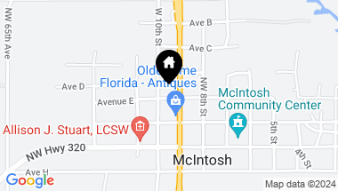 Map of 6025 AVENUE E #J, MC INTOSH FL, 32664