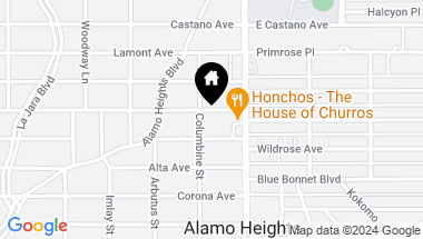 Map of 130 COLLEGE BLVD, Alamo Heights TX, 78209