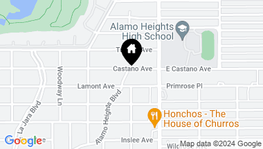 Map of 140 Castano Ave, Alamo Heights TX, 78209