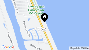 Map of 2711 N Ocean Shore Boulevard, Flagler Beach FL, 32136