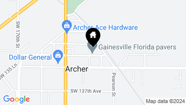 Map of 16376 SW 134TH AVE, ARCHER FL, 32618