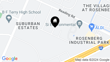 Map of 2615 Allwright Street, Rosenberg TX, 77471