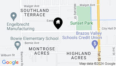 Map of 1214 Southgate Drive, Rosenberg TX, 77471