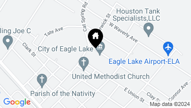 Map of 209 W Davitt Street, Eagle Lake TX, 77434