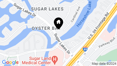 Map of 1111 Sugar Lakes Drive, Sugar Land TX, 77478