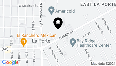 Map of 319 E Main Street, La Porte TX, 77571