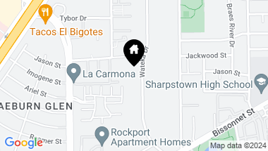 Map of 8714 Wateka Drive, Houston TX, 77074