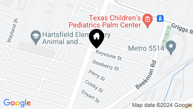 Map of 5210 Keystone Street, Houston TX, 77021
