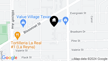 Map of 5515 Alanneil Drive, Houston TX, 77081