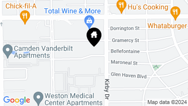 Map of 2600 Bellefontaine Street # D19, Houston TX, 77025